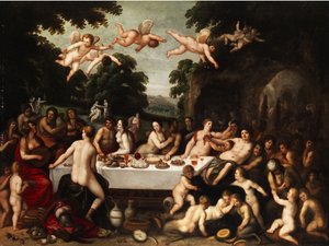 Banchetto mitologico da Unbekannt Unbekannt